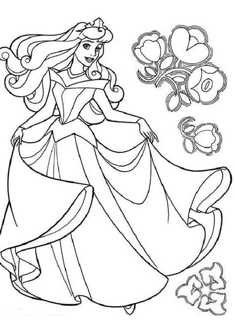 480x360 drawing princess aurora sleeping beauty budget art. Flower Princess Coloring Pages - Coloring Home