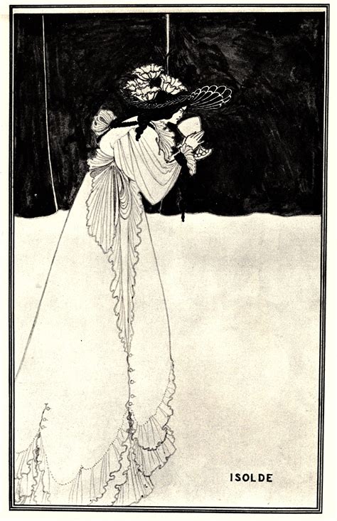 Aubrey vincent beardsley art nouveau. Isolde, 1895 - Aubrey Beardsley - WikiArt.org