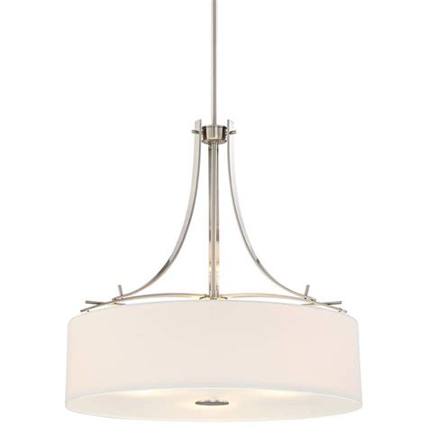 Dome shaped with a retro feel are plentiful to choose from, wire cage and tubular designs are also popular in kitchens and dining rooms. Poleis 20" Wide 3-Light Brushed Nickel Pendant Light ...