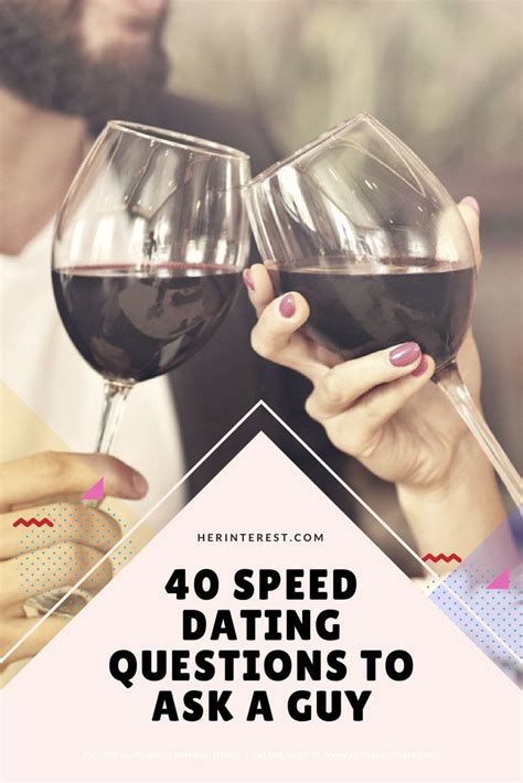 Plus a lot of the questions can lead to some pretty funny answers. 40 Speed Dating Questions to Ask a Guy | Speed dating ...