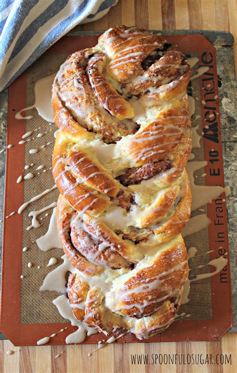 If you can braid hair, you can braid bread. Frosted Braided Bread : Form a loosely braided ring ...