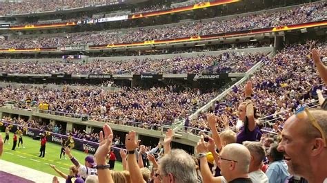 From there, the vikings asked. Minnesota Vikings SKOL chant 8/18/18 preseason vs. Jaguars ...
