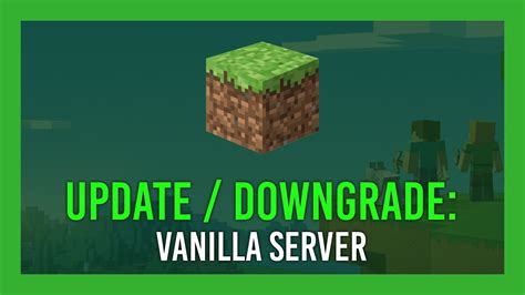 Check spelling or type a new query. Minecraft: Update/Downgrade Vanilla Server | Tutorial ...