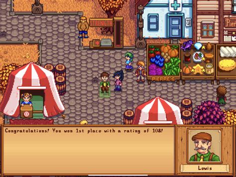 Mentre combatti contro peter, marnie e willy, puoi posizionare fino a nove prodotti nella scatola di esposizione di grange per consentire a lewis di esaminare i tuoi prodotti. How to win Grange Display at Stardew Valley Fair on year 1 ...