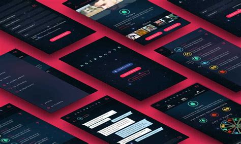 New app ideas for an app are making the genre more popular with a successful development like decide feature lists. Astrolove App design - Design Ideas