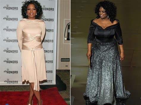 Winfrey experienced several weight losses and weight gains during her life. Shocking Celebrity Weight Gain|
