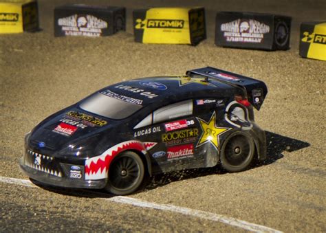 Check out the awesome body and see what they put it in to give you that rally car. Atomik Brian Deegan Metal Mulisha Ford Fiesta RTR 1/18 ...