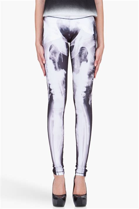 Easiest way for you to simulate it with this application. Mcq Xray Print Stretch Leggings in Black | Lyst