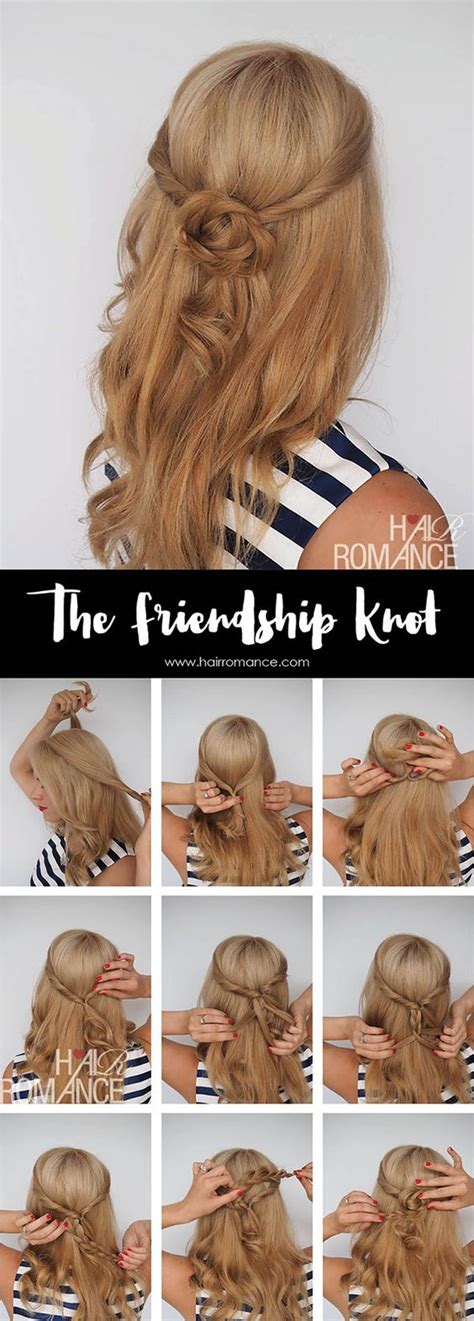 Twist the ponytail around the hair band loosely and tuck the hair end inward. Wedding Hairstyle Tutorial by Hair Romance - MODwedding