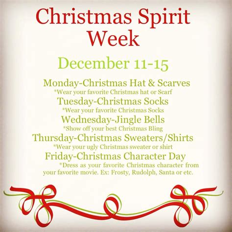 With the hustle and bustle of life, it's important to find a way to celebrate the holidays that. Next week will be Christmas Spirit Week... - Jackson ...