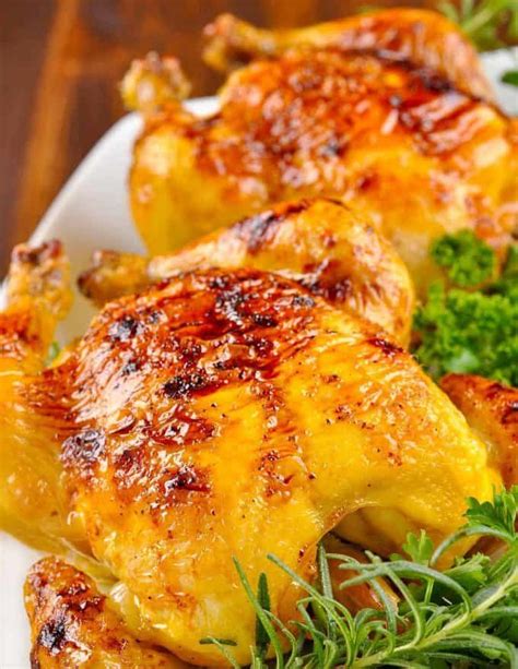 Cornish game hens are a great alternative meat for small thanksgiving meals, or for any occasion. Cornish Game Hens with Bourbon Glaze | Recipe | Cornish ...