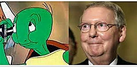 Mitch mcconnell totally looks like neverending story giant turtle. Why do some people say that Mitch McConnell looks like a ...