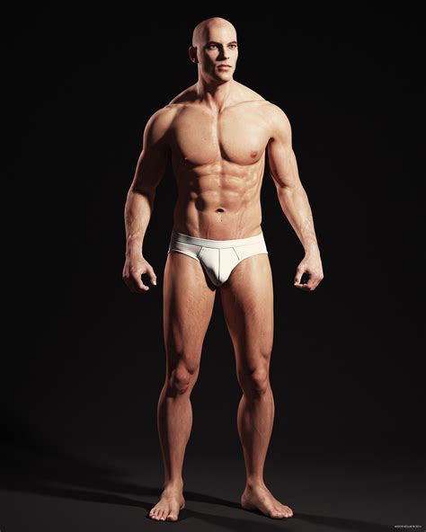 Back to the beach #4. Male Body - Anatomy Study | Andor Kollar - Character Artist