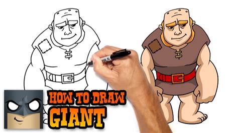 Learn to draw a cute penguin. How to Draw Giant | Clash of Clans - YouTube