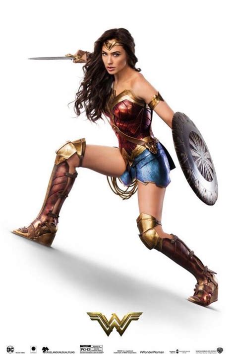 Wonder woman is a 2017 american superhero film based on the dc comics character of the same name, produced by dc films in association with ratpac entertainment and chinese company. Gal Gadot - Wonder Woman Pics and Posters 05/23/2017