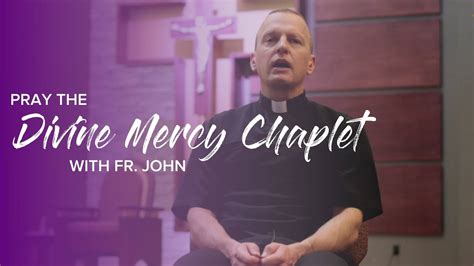 Today is the feast of mercy, so why not try praying the chaplet of the divine mercy. Pray the Chaplet of Divine Mercy - YouTube