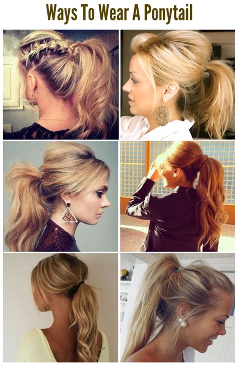 If you want a curly ponytail for a formal occassion, then adding a bump is a nice idea. 6 Cute & Simple Ways To Wear A Ponytail | Hair styles ...