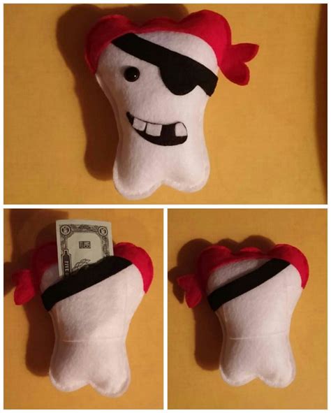 Do you know what is going to find that lost tooth? Pirate Tooth Fairy Pillow with pouch | Tooth fairy pillow ...