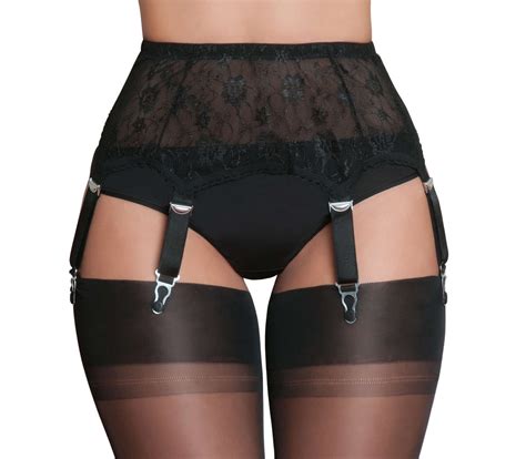 ($65) liked on polyvore featuring intimates, suspender belt, garter lingerie, suspender garter belt, leather harness lingerie and garter belt. Suspender Belt Garter Belt Six strap with metal clips super