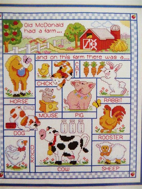 Check spelling or type a new query. Old McDonalds Farm, counted cross stitch kit. Shows ...