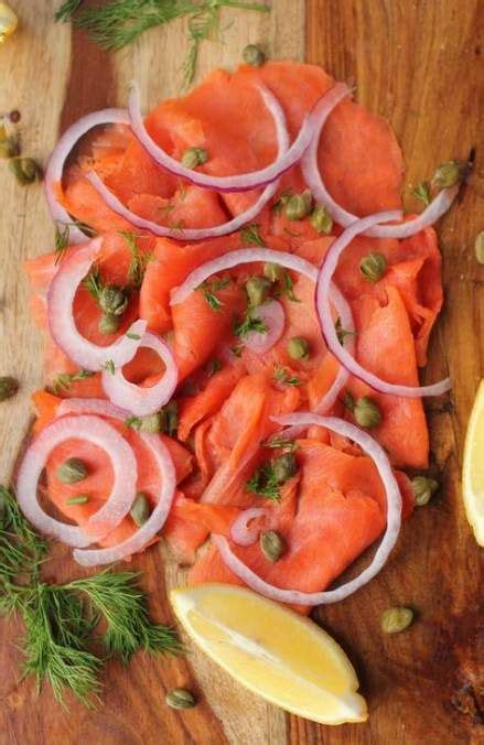 Savor smoked salmon for brunch with cream cheese and bagels or paired with eggs; Super Wedding Food Ideas Appetizers Smoked Salmon Ideas # ...