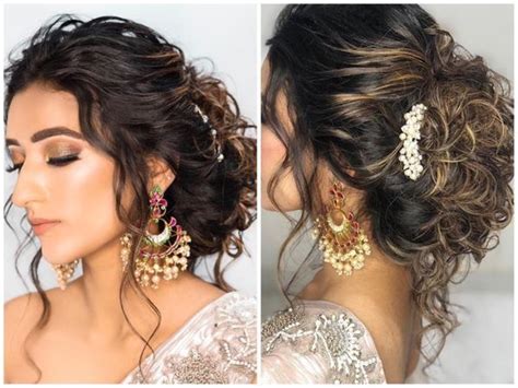 A style like this cannot budge! Wedding Reception Hairstyles Trending In Indian Weddings | Wedding reception hairstyles, Hair ...