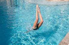 bottomless girls girl pool stock diving teenage