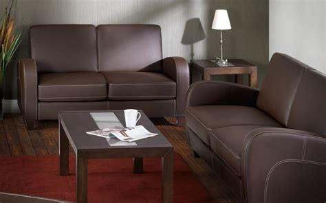 Custom sofas in living room furniture. Vivo Leather Sofa Bed - Chestnut