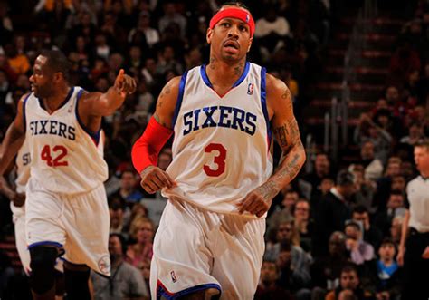 Allen iverson steinig jersey champion philadelphia 76ers größe l. Sixers to honor Allen Iverson with jersey retirement ...
