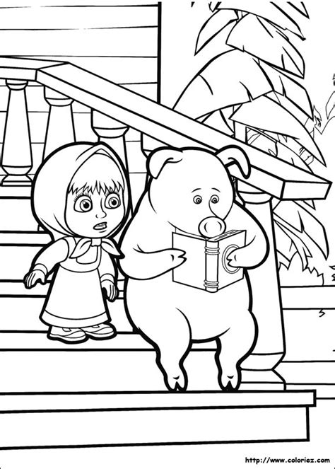 Retrouvez les produits masha & michka! COLORIAGE - Masha et Michka 22