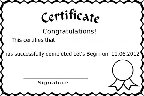 Certificate clipart black and white, Certificate black and ...