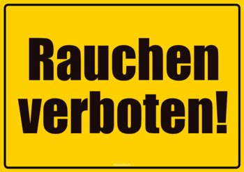 Nutzen sie die kostenlose symbolauswahl in kombination mit ihrem eigenen text. Schild, Rauchen verboten | Pdf-Vorlage zum Ausdrucken