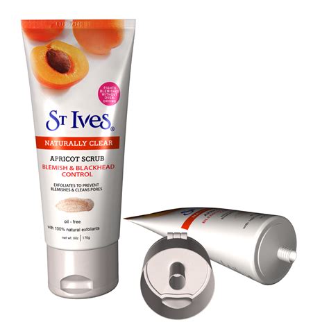 I have to first tell you about my skin type. Face wash tube St. Ives 3D model
