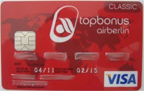 Warum die santander 1plus visa kreditkarte eine eierlegende wollmilchsau ist? airberlin Visa Classic Card