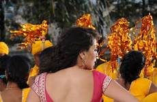 lakshmi rai stills latest bare huge actress sexy back saree navel pink