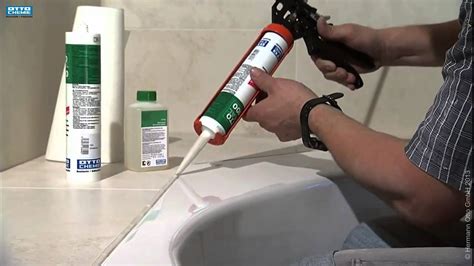 Sie besitzt einen abnehmbaren tuchständer, der. Badewannen verfugen mit OTTOSEAL® S 100 - YouTube