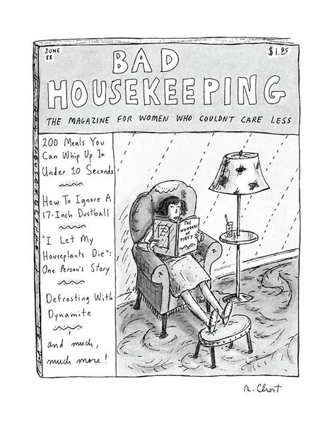 Contact the new yorker cartoons on messenger. Bad Housekeeping The Magazine For Women Who by Roz Chast ...