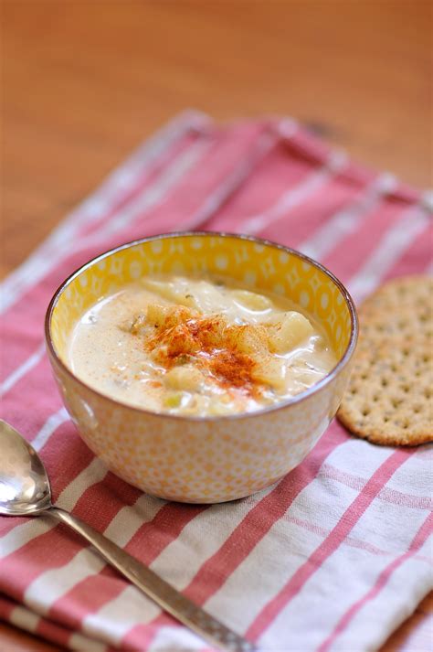 Clam chowder is any of several chowder soups in american cuisine containing clams. Thick'n'Creamy New England Clam Chowder | Kiku Corner