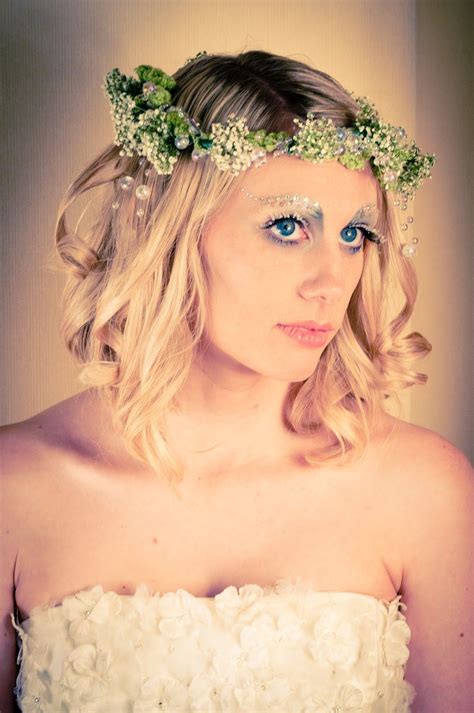 Being a teenager it's hard to look improper. woodland fairy makeup - Google Search … | Crown hairstyles ...