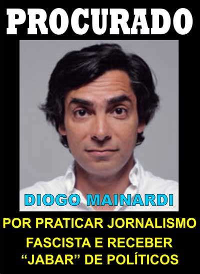 Born in 1962 in sao paulo, currently confira a opinião de diogo mainardi, integrante do manhattan connection, sobre o reflexo da eleição. Medinho´s World: Diogo Mainardi é minha anta