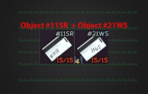 Object #21WS keycard + Object #11SR keycard | #207612093 ...