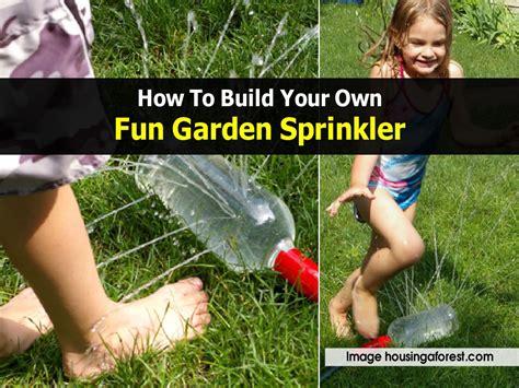You don't have to spend thousands just to water your lawn. How To Build Your Own Fun Garden Sprinkler