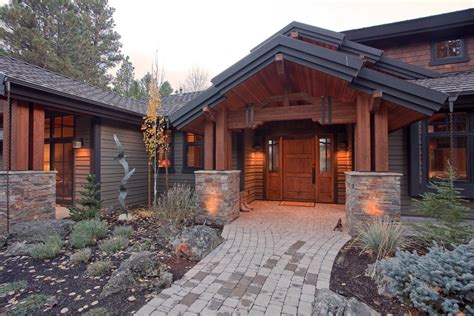 Brian schulz wanted to see how small of a house i could make feel big. Black Butte home in Central Oregon - Traditional - Entry ...