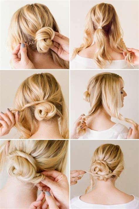 Chignon coiffé décoiffé facile à réaliser | angeliahair. Chignon bas facile à faire à la maison, à moins de 5 minutes!