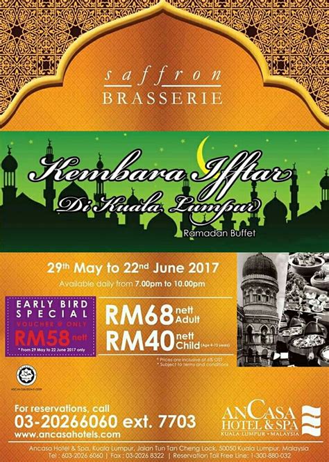 Bagi anda yang ingin berbuka puasa di shah alam, turut dikongsikan buffet ramadhan 2017 di shah alam dan buffet ramadhan 2017 petaling jaya. Senarai Buffet Ramadhan 2019 Di Kuala Lumpur ...