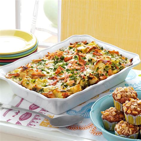 This smoked salmon derives its flavor from alder wood planks. Elegant Smoked Salmon Strata | Recipe | Food recipes, Salmon breakfast, Smoked salmon