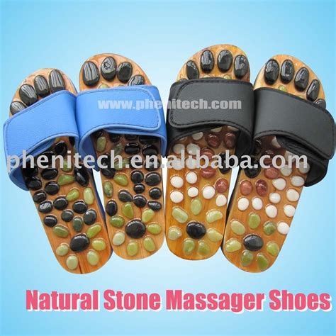 A professional foot massage is a treat, but not necessary to get the benefits. Health foot massage slipper SS01 | Stone massage, Stone ...