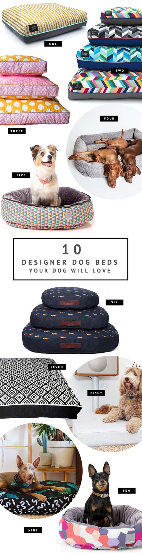 This bespoke doggie bed is hand made using a nz pine frame and oxford cotton exterior. 10 Designer Dog Beds You and Your Dog will Love | Designer ...