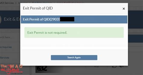 This app for check work permit status. QATAR : NOW, CHECK YOUR EXIT PERMIT STATUS ONLINE ...