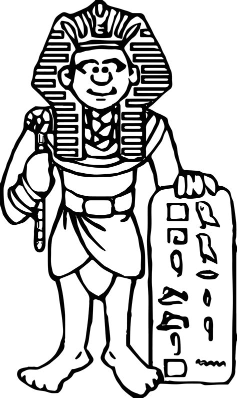 Golden egyptian ankh with patterned, shiny wings on a black background. Tut Ank Hamun Coloring Page | Wecoloringpage.com